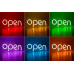 Неонова вивіска "OPEN" RGB синхронно вся вивіска (з контролером)"