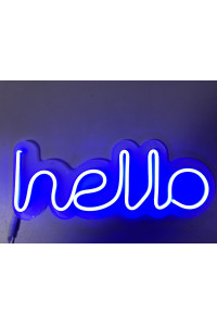 Неонова вивіска Hello (380х150)