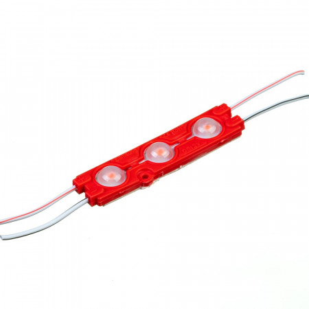 Світлодіодний модуль 12В червоний 3led smd5730 1.5W IP65