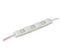 Світлодіодний модуль 12В білий холодний 3led smd5730 1W IP65