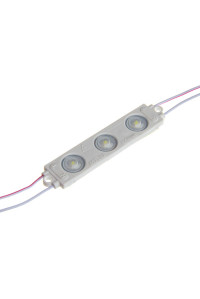 Світлодіодний модуль 12В білий холодний 3led smd3030 1.5W IP65