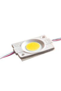 Світлодіодний модуль СОВ 12В білий 1led 2.4W круглий IP65