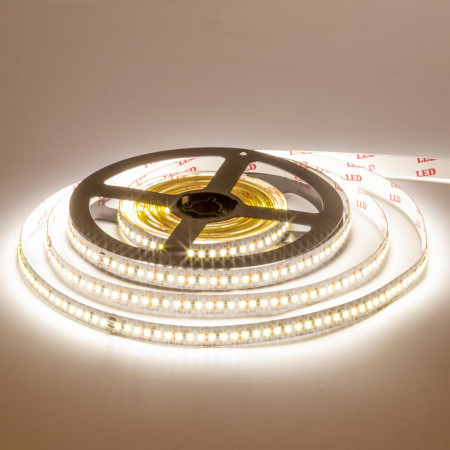 Світлодіодна стрічка тепла біла 12В 204led/m AVT smd3014 IP20, 1м