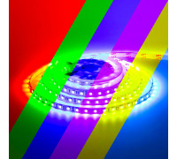 Світлодіодна стрічка 12В 60led/m RGB AVT smd5050 IP20, 1м