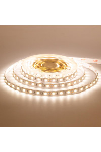 Світлодіодна стрічка 12В біла тепла 60led/m AVT smd5050 IP65, 1м
