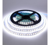 Світлодіодна стрічка 12В холодна біла 5мм120led/m AVT smd2835 IP20, 1м