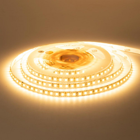 Світлодіодна стрічка 12В біла тепла 120led/m AVT smd2835 IP65, 1м