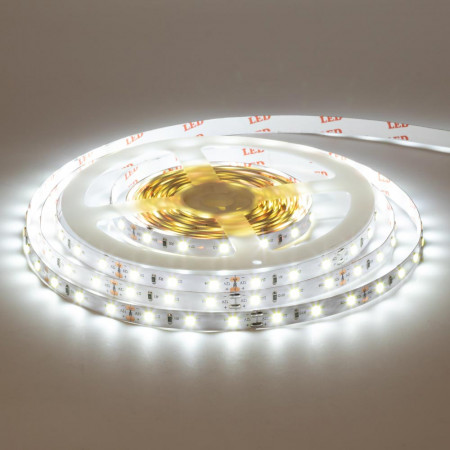 Світлодіодна стрічка 12В біла 60led/m Motoko smd2835 IP20, 1м