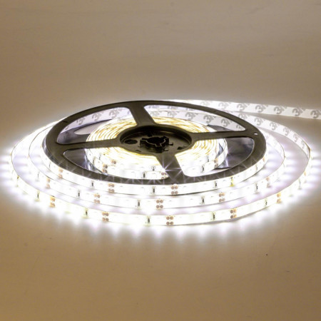 Світлодіодна стрічка 12В біла 60led/m Motoko smd2835 IP65, 1м