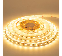 Світлодіодна стрічка 12В тепла біла 60led/m Motoko smd5050 IP20, 1м