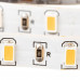 Світлодіодна стрічка 12В біла тепла 60led/m IP20 smd5730, 1м