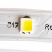Світлодіодна стрічка 12В біла тепла 60led/m smd2835 IP65, 1м