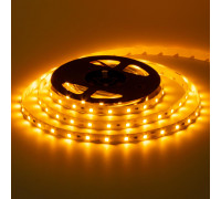 Світлодіодна стрічка 12В жовта 60led/m IP20 smd2835, 1м