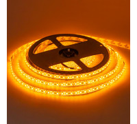 Світлодіодна стрічка 12В жовта 120led/m IP20 smd2835, 1м