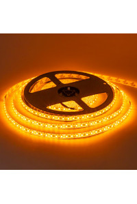 Світлодіодна стрічка 12В жовта 120led/m smd2835 IP65, 1м