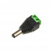 Конектор для стрічки 12В mini jack 5,5мм тато