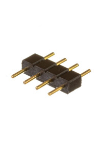 Конектор для лід стрічки RGB 12В 10мм тато+4 pin