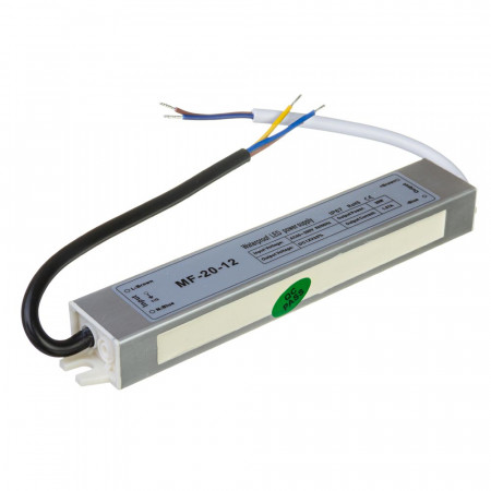 Блок живлення 12В F-1.67А 20W IP65