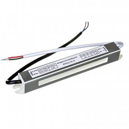 Блок живлення 12В SLIM-1.5А 18W IP65