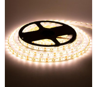 Світлодіодна стрічка 12В біла тепла 60led/m smd5050 IP20, 1м
