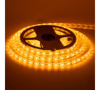 Світлодіодна стрічка 12В жовта 60led/m smd5050 IP20, 1м