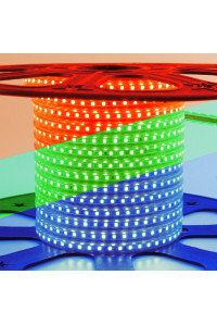 Світлодіодна стрічка 220В 60led/m RGB smd5050 10W/m IP65, 1м