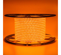 Світлодіодна стрічка 220В оранжева AVT 120led/m smd2835 4W/m IP65, 1м