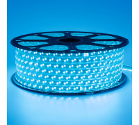 Світлодіодна стрічка 220В синя 120led/m smd2835 12W/m IP65, 1м