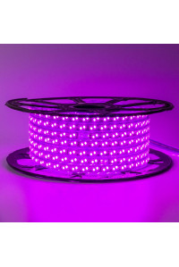 Світлодіодна стрічка 220В фіолетова 120led/m smd2835 12W/m IP65, 1м