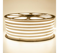 Світлодіодний неон 220В білий теплий 120led/m smd2835 12W/m IP65, 1м