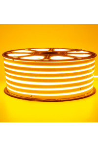Світлодіодний неон 220В жовтий 120led/m smd2835 12W/m IP65, 1м