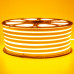 Світлодіодний неон 220В жовтий 120led/m smd2835 12W/m IP65, 1м