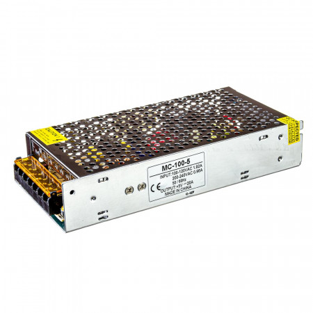 Блок живлення 5В MС-20А 25W IP20