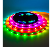 Світлодіодна стрічка адресна AVT 5В WS2812B 30led/m IP20 smd5050, 1м