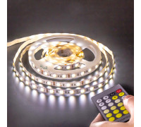 Світлодіодна стрічка 12В dual white 60led/m AVT smd5025 IP20, 1м