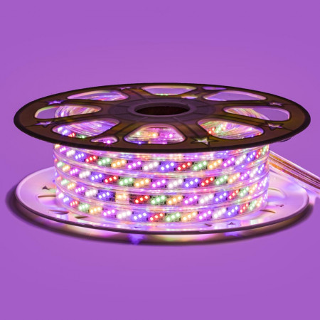 Світлодіодна стрічка Multi-Color 220В 180led/m smd2835 10W/m IP65, 1м