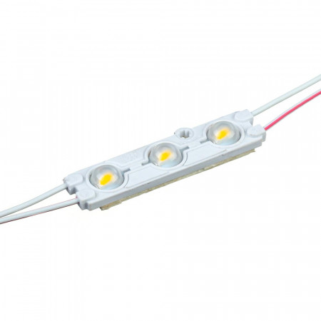 Світлодіодний модуль 12 В білий теплий smd5730 3led 1.5 Вт IP65