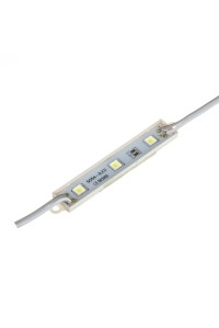 Світлодіодний модуль 12В білий холодний 3led smd5054 0.72W IP65
