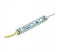 Світлодіодний модуль 12В жовтий 3led smd5050 0.72W IP65