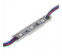 Світлодіодний модуль 12В 3led RGB smd5050 0.72W IP65