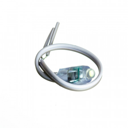 Світлодіод швидкого монтажу 12В білий 1led 0.08W IP65