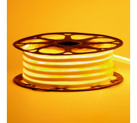 Світлодіодний неон 220В жовтий AVT-1 120led/m smd2835 7W/m IP65, 1м