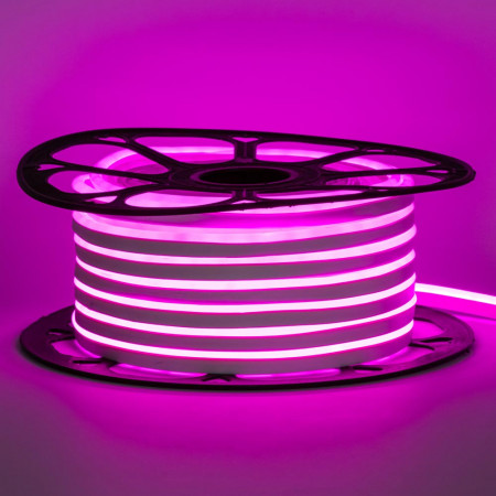 Світлодіодний неон 220В рожевий AVT-1 120led/m smd2835 7W/m IP65, 1м