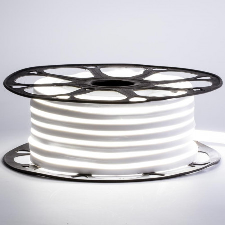 Неонова стрічка світлодіодна біла 12V силікон 6х12 AVT-smd2835 120LED/м 13Вт/м IP65