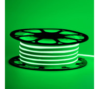 Неонова стрічка світлодіодна зелена 12V 6х12 AVT-smd2835 120LED/м 11 Вт/м IP65