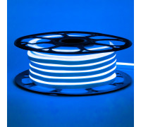 Неонова стрічка світлодіодна синя 12V 6х12 AVT-smd2835 120LED/м 11 Вт/м IP65