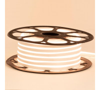 Світлодіодний неон 12В білий теплий 8*16mm 120led/m smd2835 6W/m ПВХ IP65, 1м