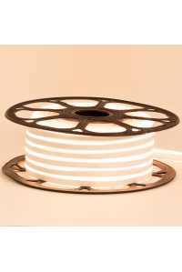 Світлодіодний неон 12В білий теплий 8*16mm 120led/m smd2835 6W/m ПВХ IP65, 1м