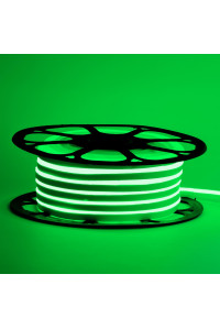Світлодіодний неон 12В зелений 8*16mm 120led/m smd2835 6W/m ПВХ IP65, 1м