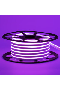 Світлодіодний неон 12В фіолетовий 8*16mm 120led/m smd2835 6W/m ПВХ IP65, 1м